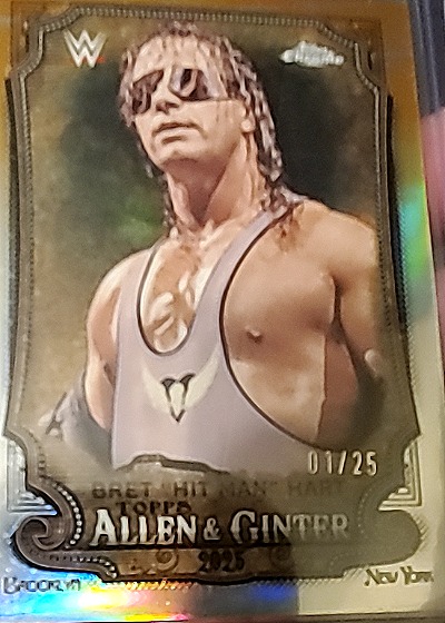 2025 Topps Chrome #AG-BHH Bret 'Hitman' Hart — front