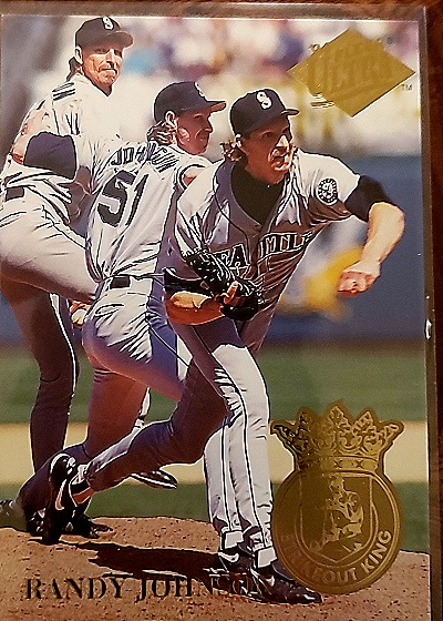 1994 Fleer Ultra #1 Randy Johnson — front
