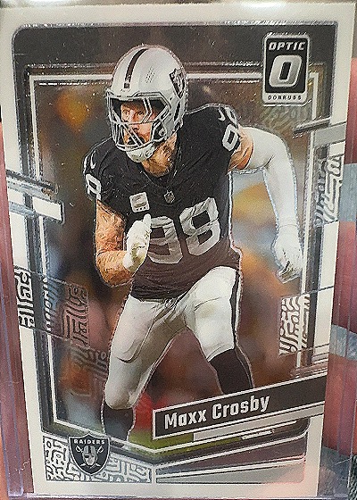 2023 Donruss Optic #100 Maxx Crosby — front