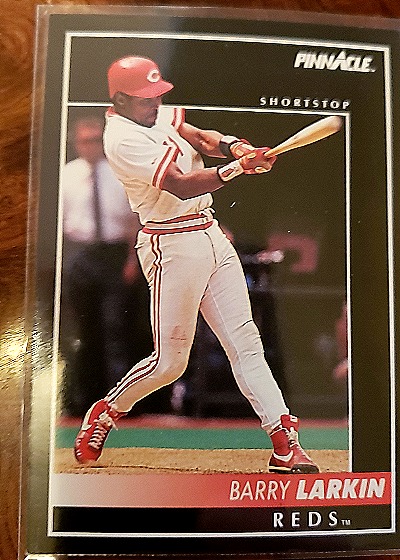 1992 Pinnacle #5 Barry Larkin — front