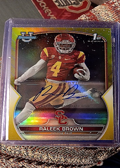 2022 Bowman Chrome University #83 Raleek Brown — front