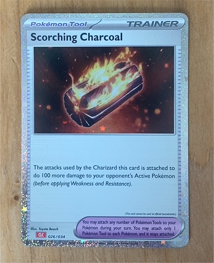 2023 Pokémon TCG Classic Collection #026 Scorching Charcoal — front