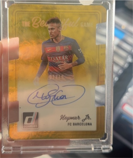 2016 Donruss The Beautiful Game Autographs #43 Neymar Jr — front