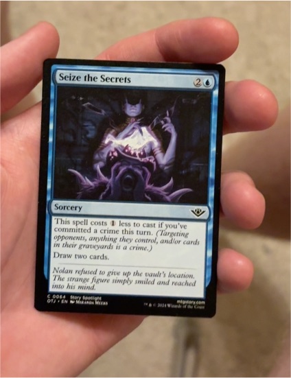 Seize the Secrets (2024) MTG — front