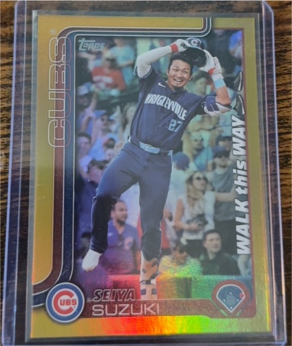 2025 Topps Series One #WTW-12 Seiya Suzuki Walk This Way — front