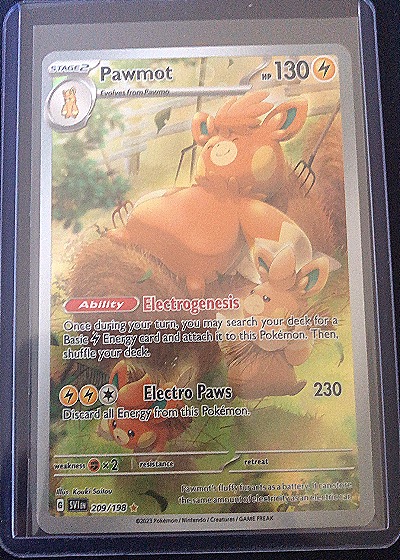2023 Pokémon Scarlet & Violet #209 Pawmot — front