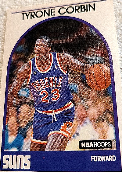 1989 NBA Hoops #263 Tyrone Corbin — front