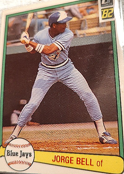 1982 Donruss #54 Jorge Bell — front