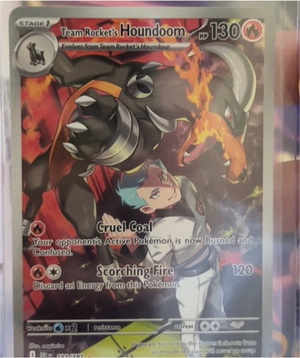 2025 Pokémon TCG #191/182 Team Rocket's Houndoom — front