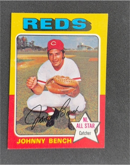 1975 Topps #260 Johnny Bench — front
