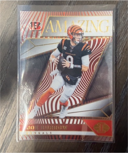 2024 Panini Illusions #9 Amazing Joe Burrow — front