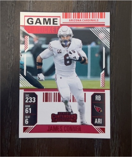 2024 Panini Contenders Football #2 James Conner — front
