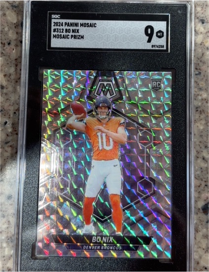 2024 Panini Mosaic #312 Bo Nix — front