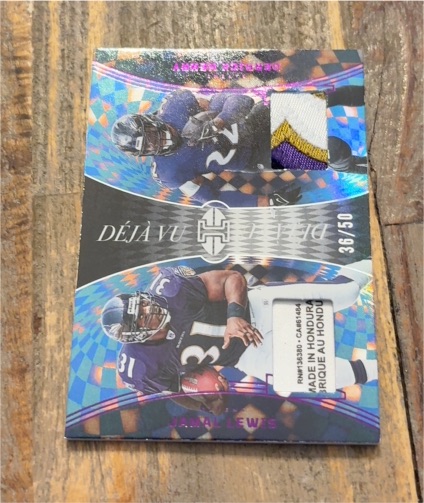 2024 Panini Illusions Deja Vu #DV-TE Vernon Davis George Kittle — front