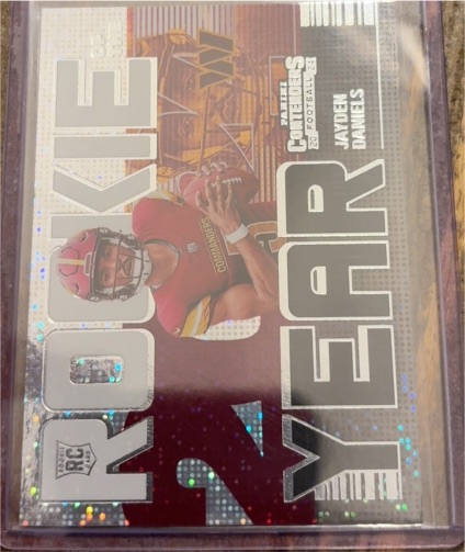 2024 Panini Contenders Rookie of the Year #ROY Jayden Daniels — front