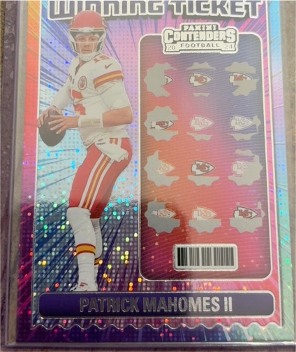 2024 Panini Contenders #1 Patrick Mahomes II Winning Ticket — front