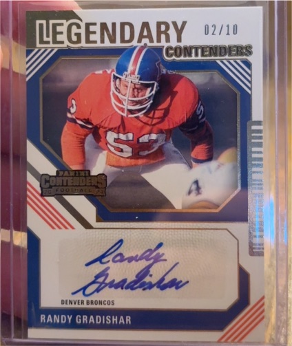 2024 Panini Contenders Legendary Contenders #02/10 Randy Gradishar — front