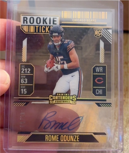 2024 Panini Contenders #104 Rome Odunze — front