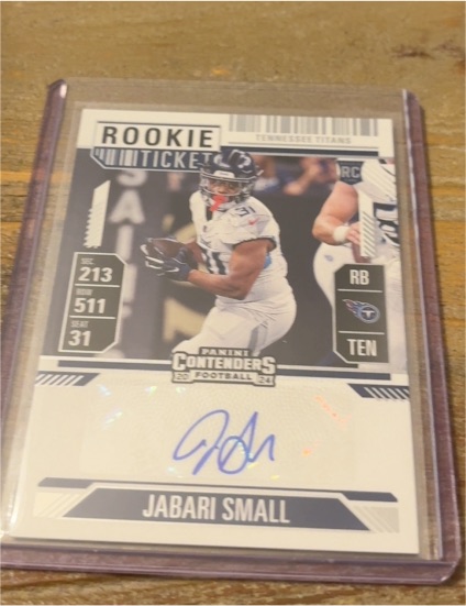 2024 Panini Contenders #201 Jabari Small Rookie Ticket — front