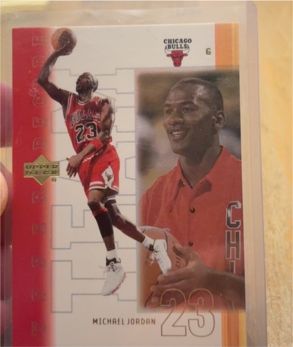 2001-02 Upper Deck #UD1 Michael Jordan Upper Decade Team Chicago Bulls — front