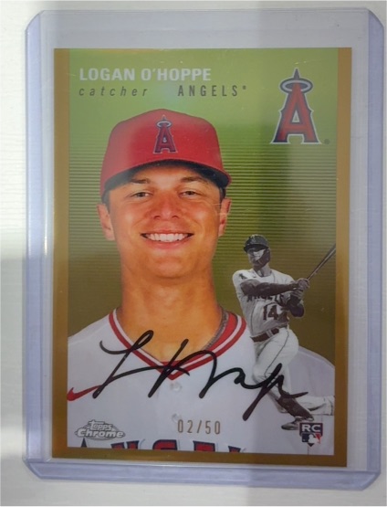 2023 Topps Chrome Platinum Anniversary #158 Logan O'Hoppe — front