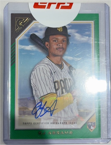 2022 Topps Gallery #RA-CA CJ Abrams — front