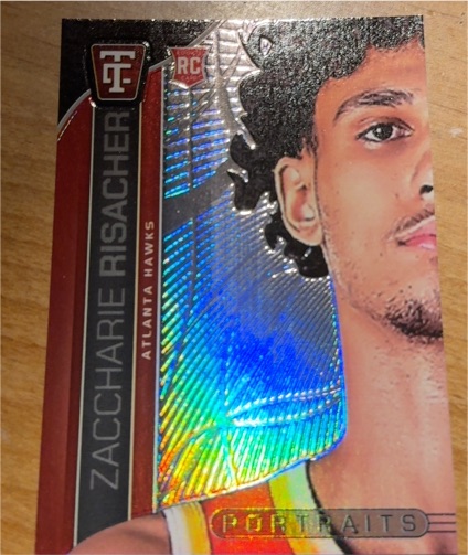 2024-25 Panini Totally Certified #24 Zaccharie Risacher Portraits — front