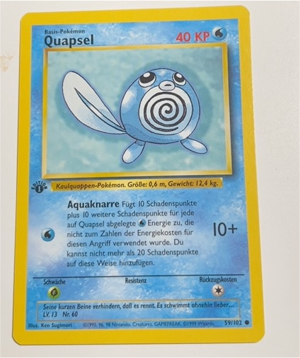 1999 Pokémon #59 Quapsel — front