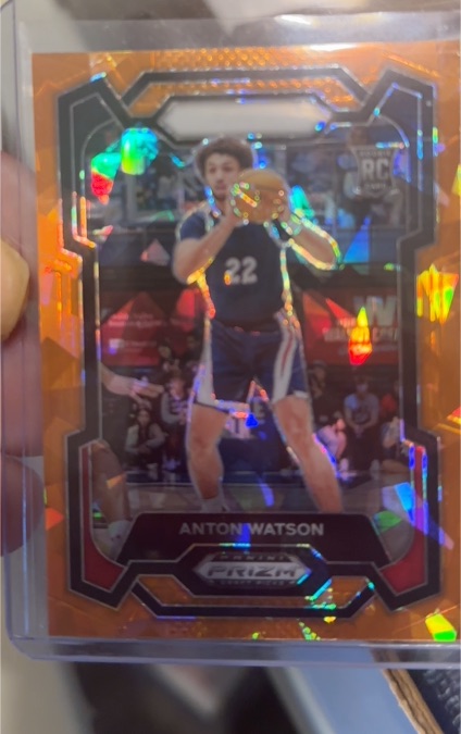 2024 Panini Prizm Draft Picks #76 Anton Watson — front