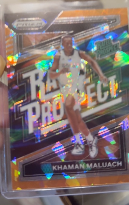 2024 Panini Prizm Draft Picks Rated Prospect #Khaman Maluach — front