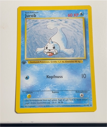 1999 Pokémon Base Set #41 Seel — front