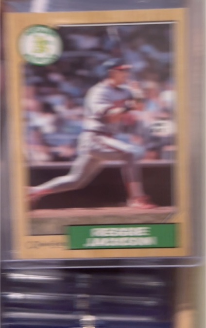 1987 Topps #35 Reggie Jackson — front