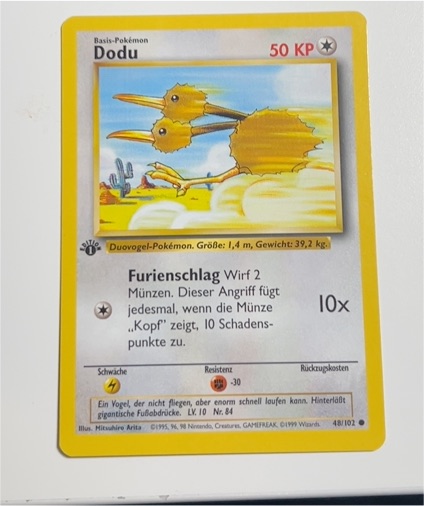 1999 Pokémon #48 Doduo — front