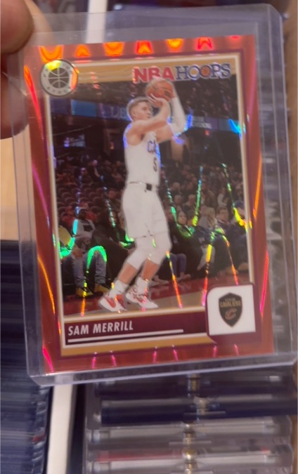 2023-24 Panini NBA Hoops Premium Stock #233 Sam Merrill — front