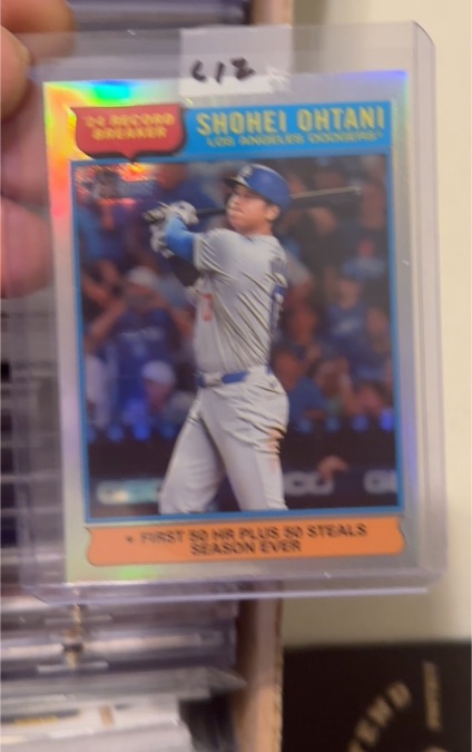 2025 Topps Heritage #1 Shohei Ohtani Record Breaker — front