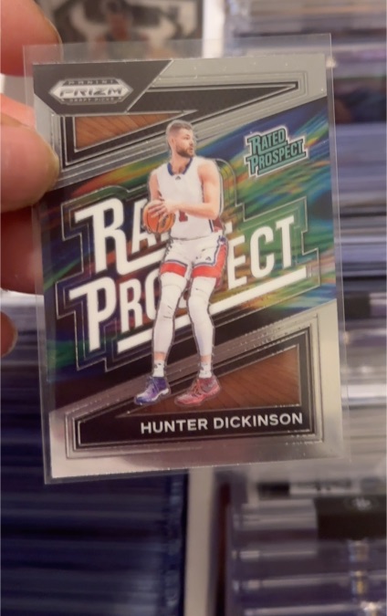 2024 Panini Prizm Draft Picks #5 Hunter Dickinson Rated Prospect — front
