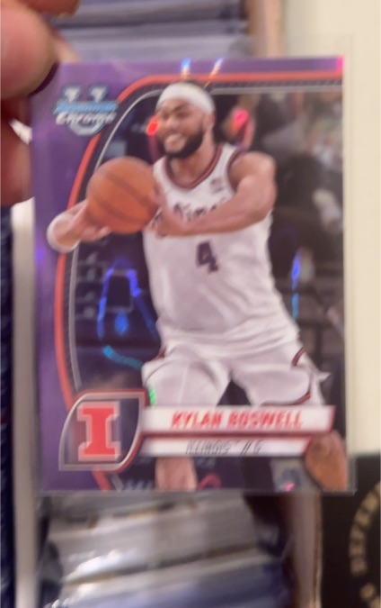 2024-25 Bowman University Chrome #78 Kylan Boswell — front