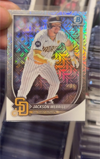 2025 Bowman Chrome #64 Jackson Merrill — front