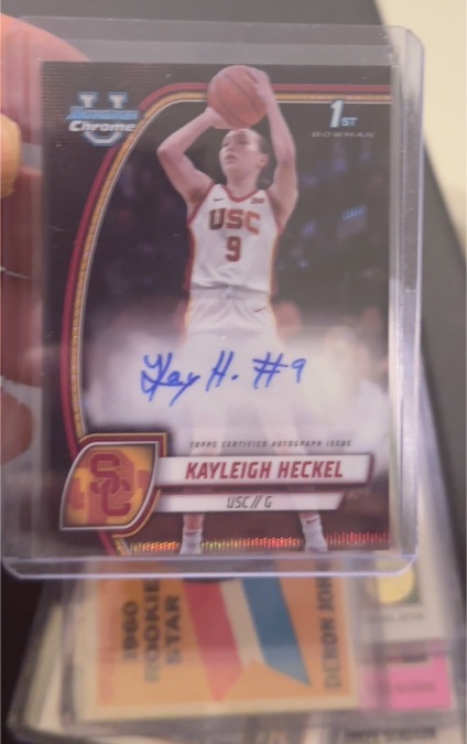 2024-25 Bowman Chrome University #43 Kayleigh Heckel — front