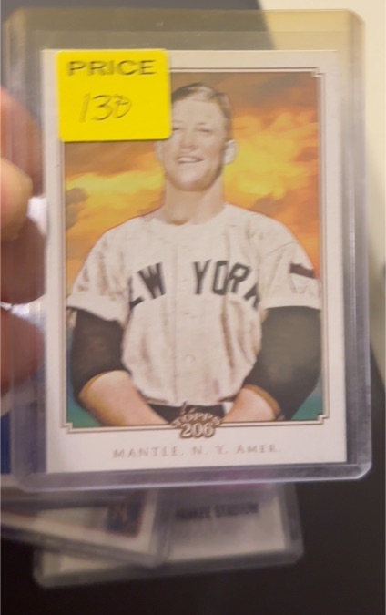 2010 Topps 206 #91 Mickey Mantle — front