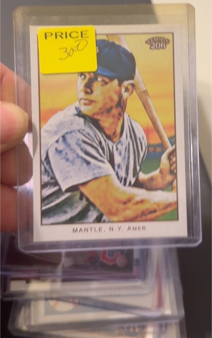 1910 American Caramel #unknown Mickey Mantle — front