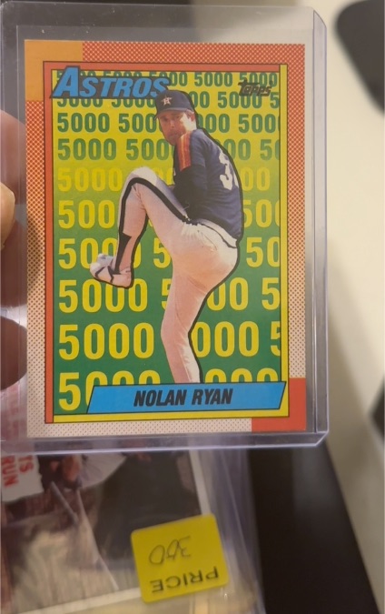1990 Topps #4 Nolan Ryan — front