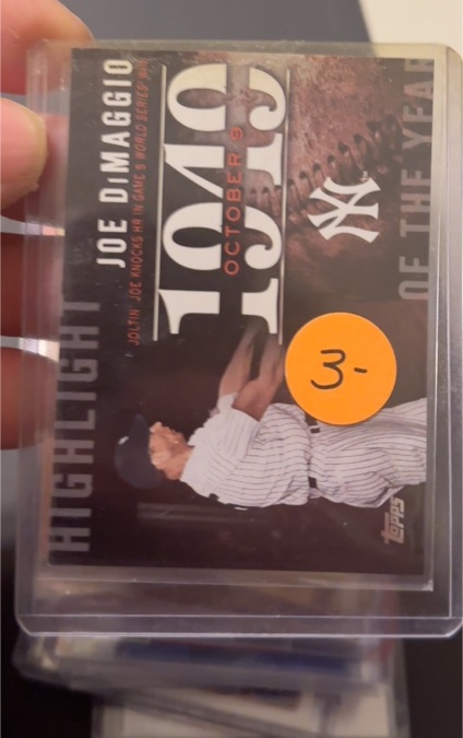2015 Topps #H-41 Joe DiMaggio Highlight of the Year — front