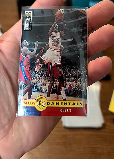 1996-97 Upper Deck Collector's Choice #195 Michael Jordan NBA Fundamentals — front