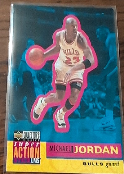 1994 Collector's Choice Super Action Variations Michael Jordan — front