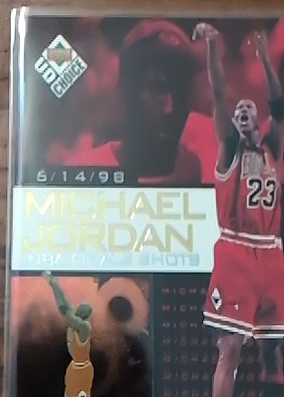1998 Upper Deck Choice #4 Michael Jordan NBA Finals Shots — front