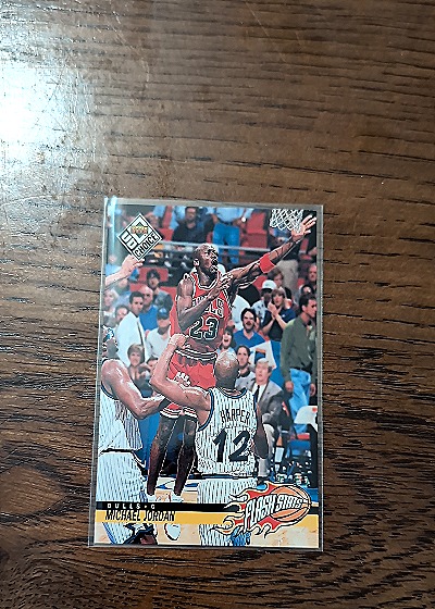 1998 Upper Deck UD Choice #185 Michael Jordan Flash Stats — front