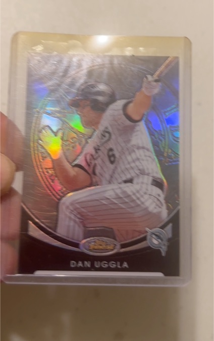 2010 Topps Finest #6 Dan Uggla — front