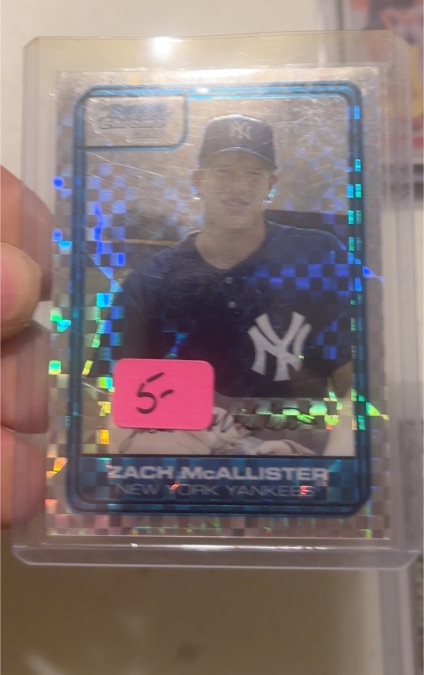 2006 Bowman Chrome #17 Zach McAllister — front