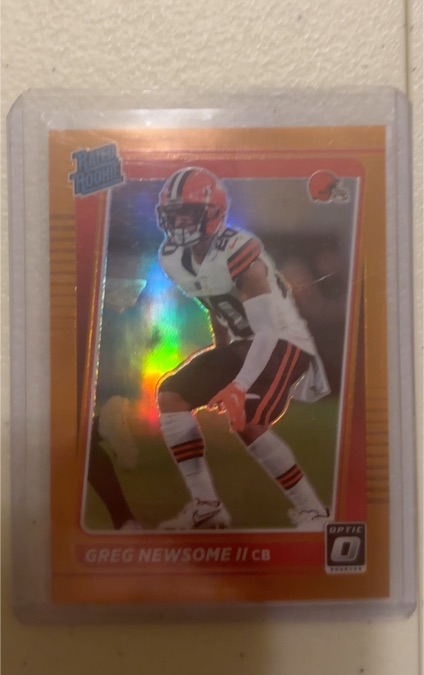2021 Donruss Optic #252 Greg Newsome II — front